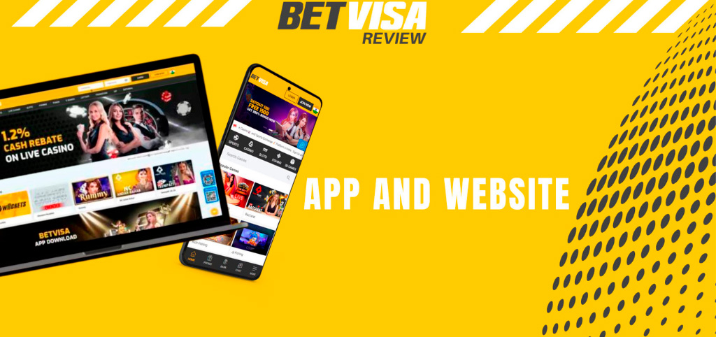 Different App and the Website